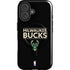 NBA Milwaukee Bucks Standard - Black iPhone 16 Plus Magsafe Impact Case